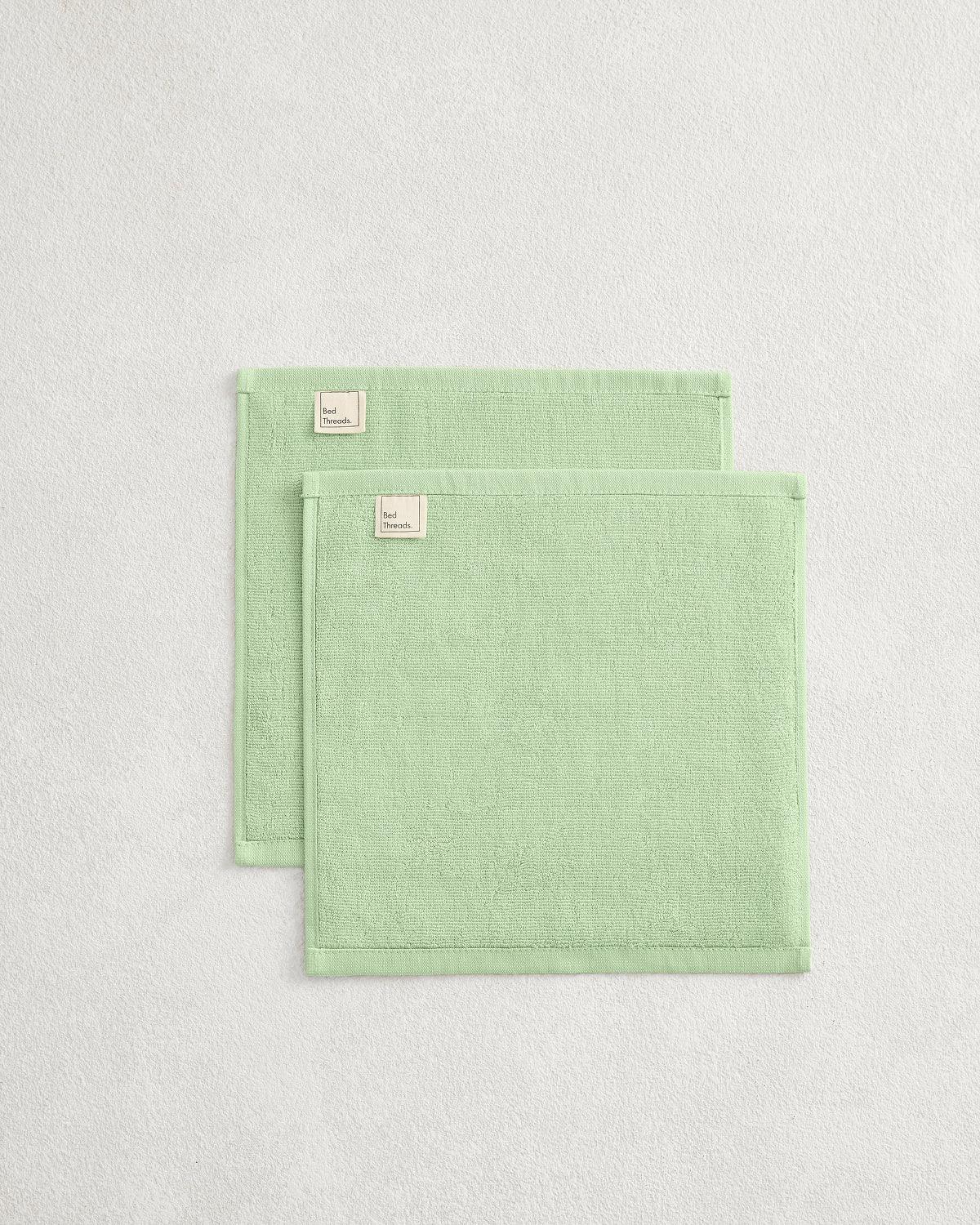 Apple 100% Cotton Terry Face Washers (Set of Two) - Image 2