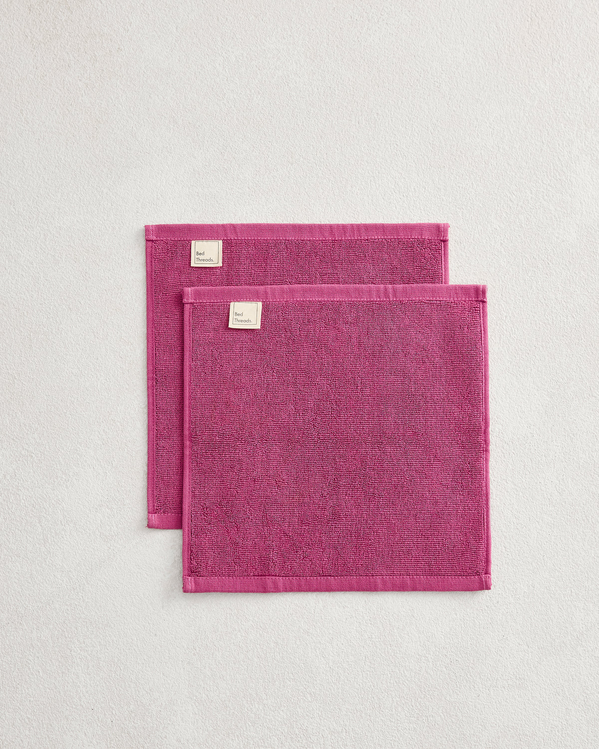 Berry 100% Cotton Terry Face Washers (Set of Two) - Image 2