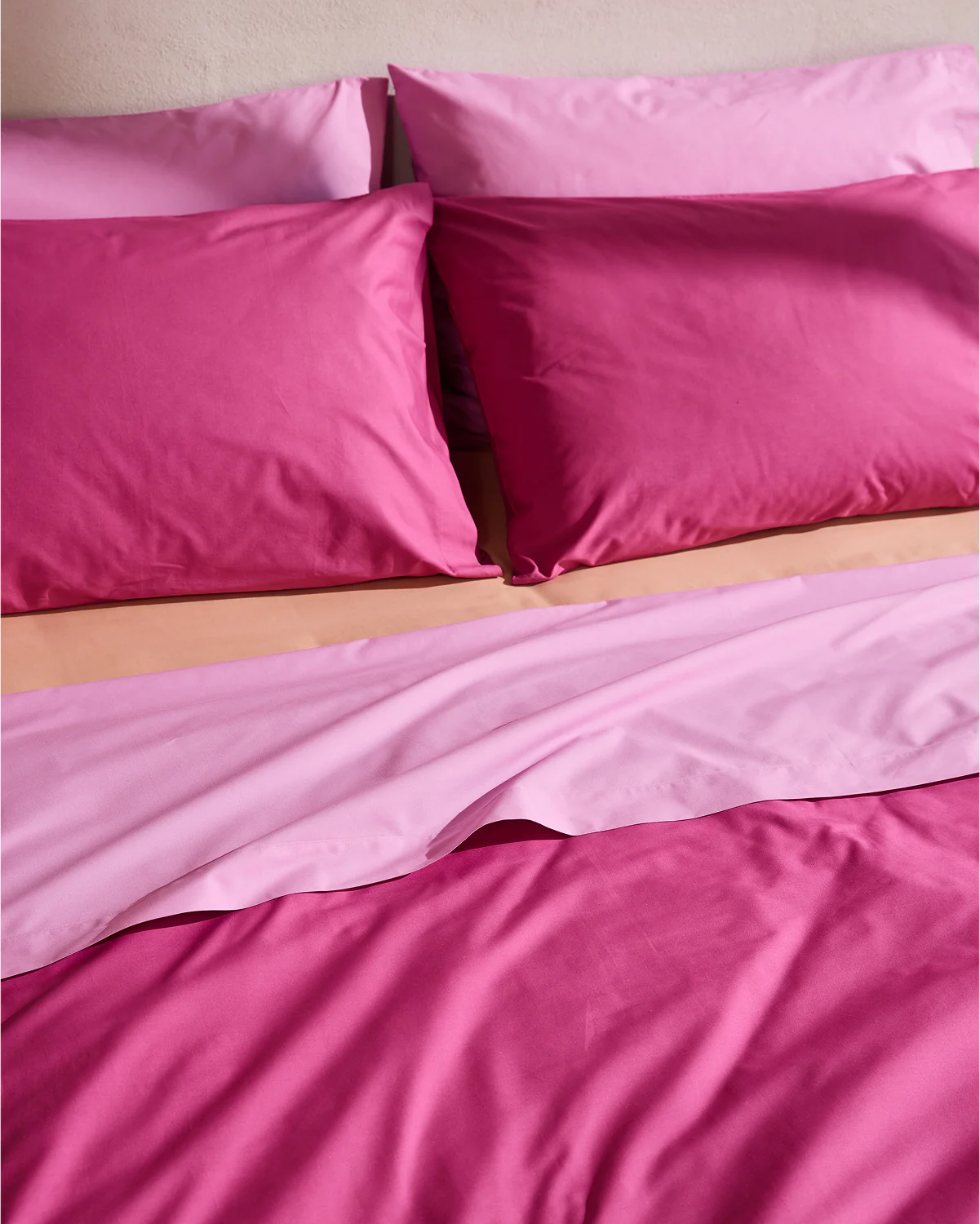 Berry, Bubblegum & Butterscotch 100% Organic Cotton Bedding Bundle - Image 2