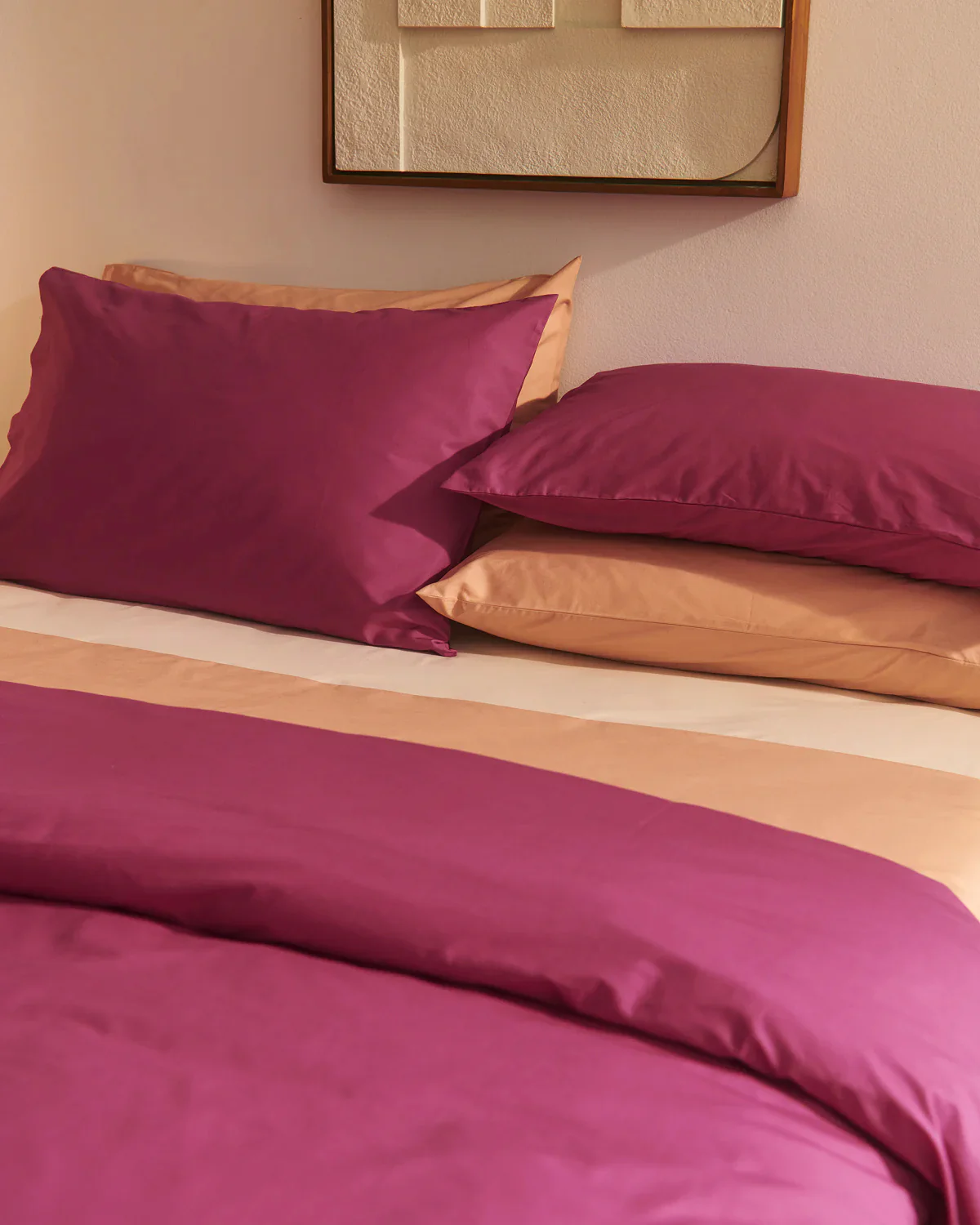 Berry, Butterscotch & Vanilla 100% Organic Cotton Bedding Bundle - Image 2