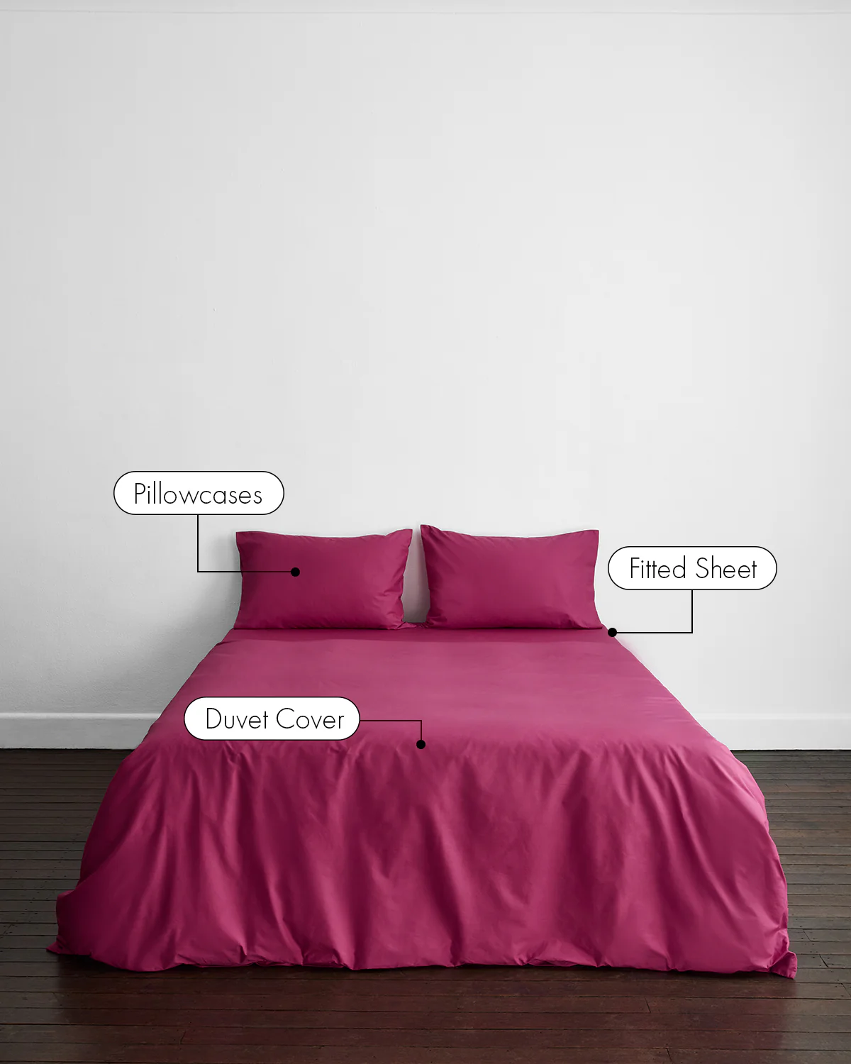 Berry 100% Organic Cotton Bedding Set - Image 2