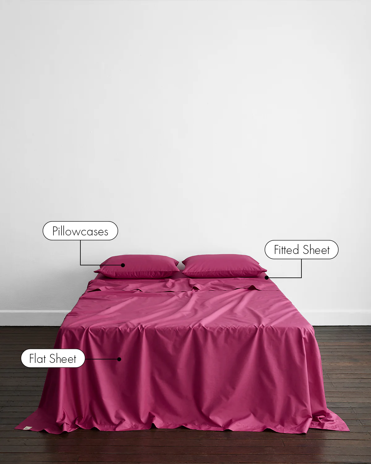 Berry 100% Organic Cotton Sheet Set - Image 2