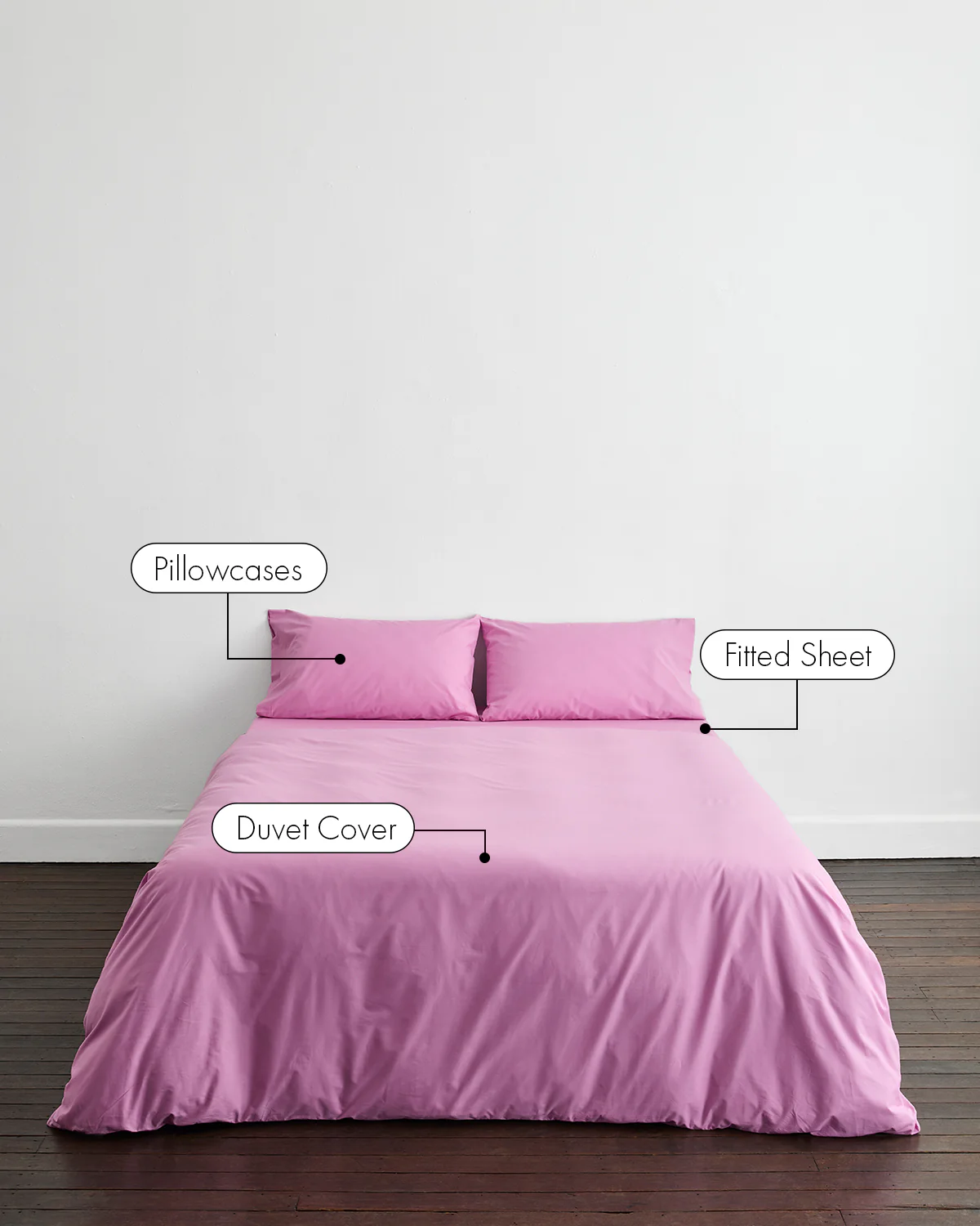 Bubblegum 100% Organic Cotton Bedding Set - Image 2