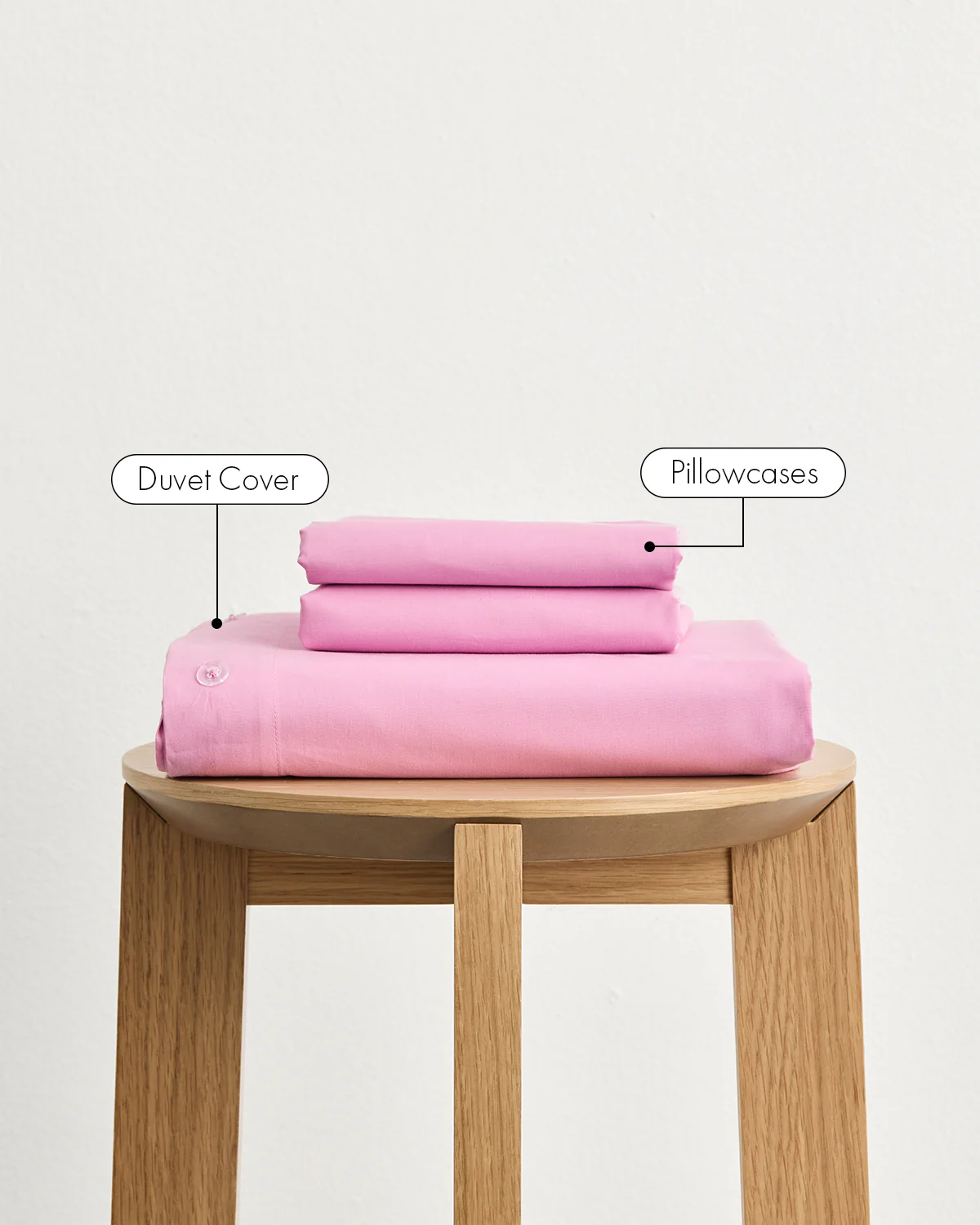 Bubblegum 100% Organic Cotton Duvet Cover Set - Image 2