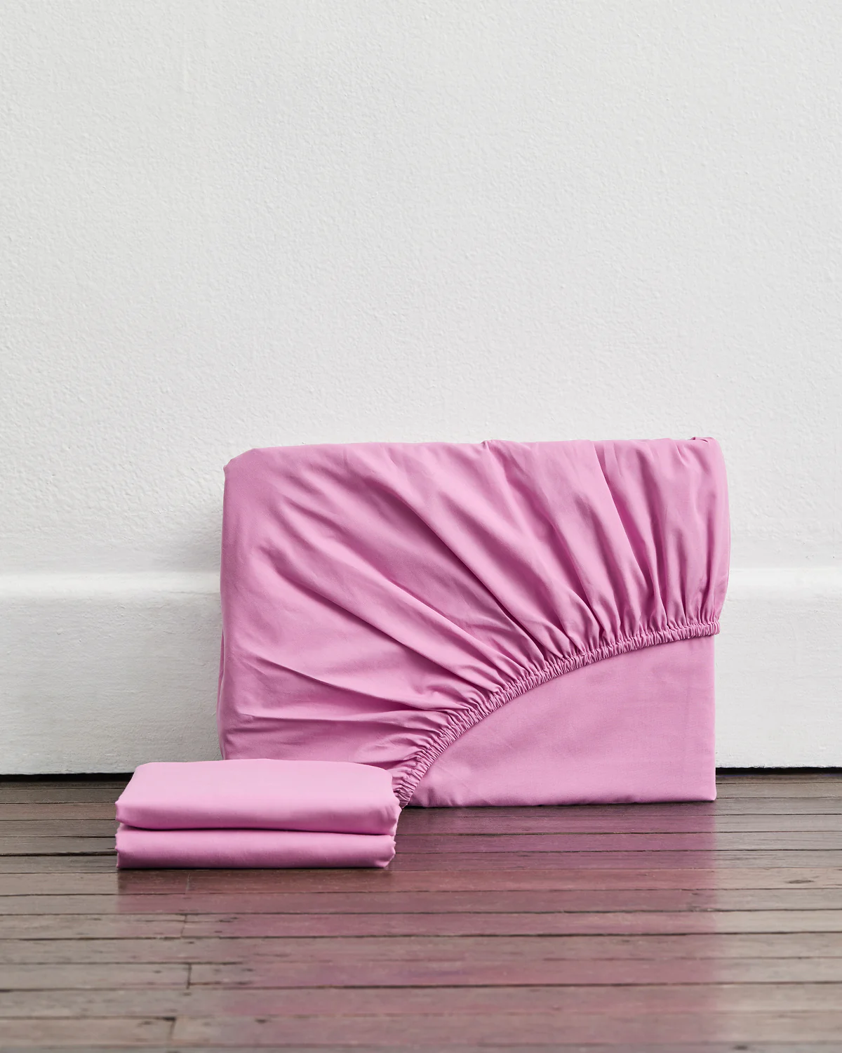 Bubblegum 100% Organic Cotton Fitted Sheet Set