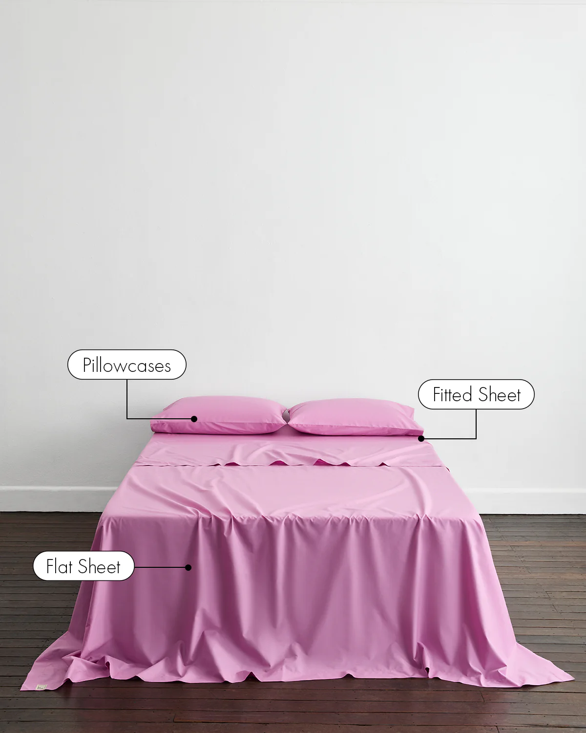 Bubblegum 100% Organic Cotton Sheet Set - Image 2