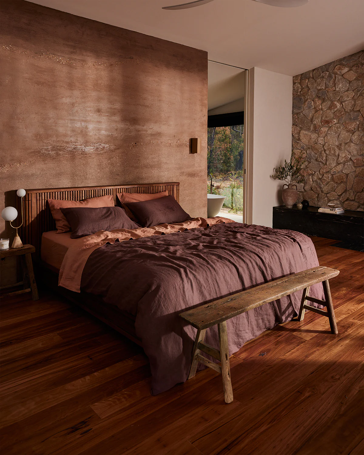 Cacao 100% French Flax Linen Duvet Cover - Image 4