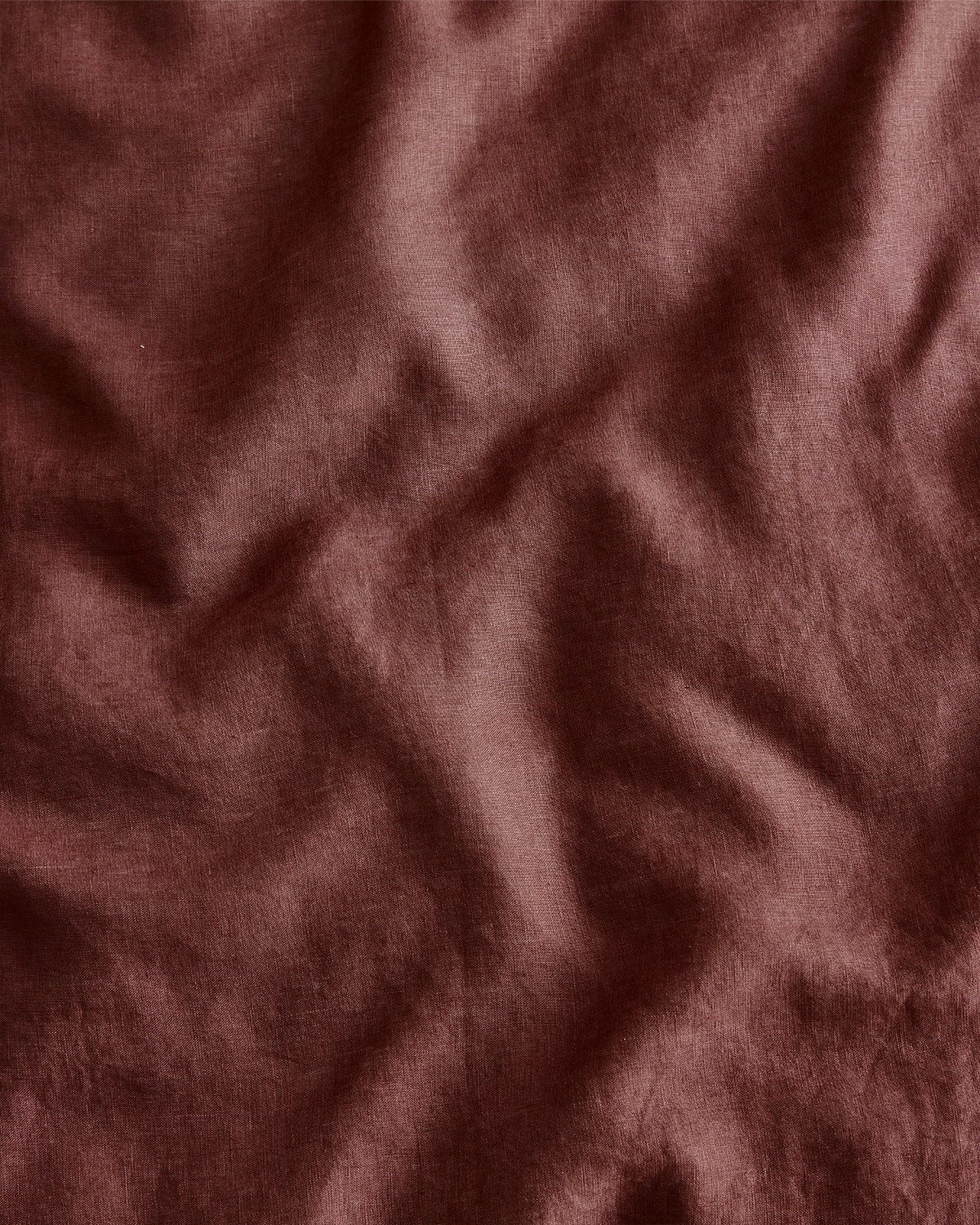 Cacao 100% French Flax Linen Flat Sheet - Image 3