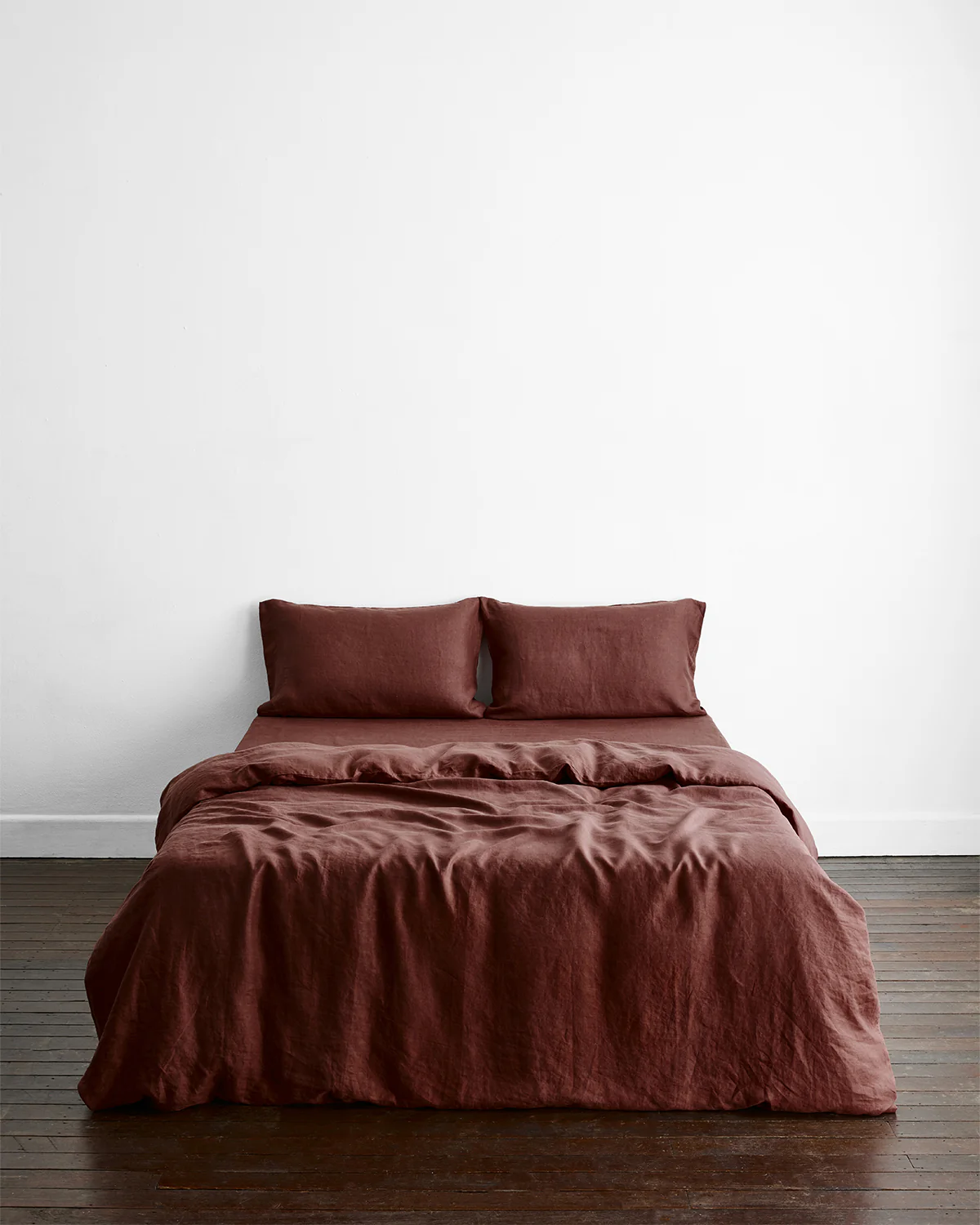Cacao 100% French Flax Linen Pillowcases (Set of Two) - Image 3