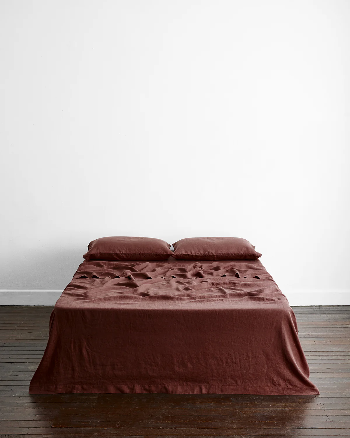 Cacao 100% French Flax Linen King Pillowcases (Set of Two) - Image 2