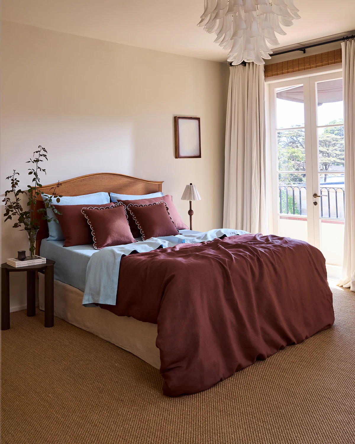 Cacao 100% French Flax Linen Duvet Cover - Image 5