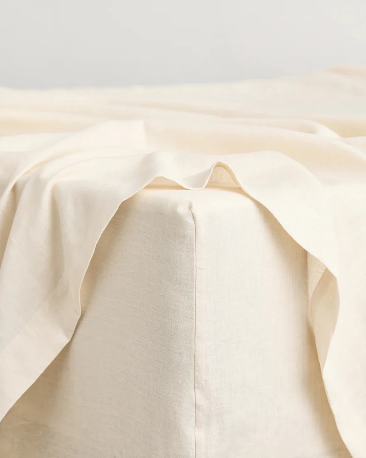 Cacao & Crème 100% French Flax Linen Bedding Bundle - Image 3