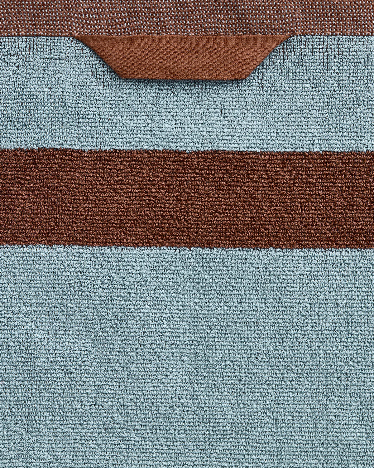 Cacao & Lagoon Two-Toned 100% Cotton Terry Hand Towels (Set of Two) - Image 6