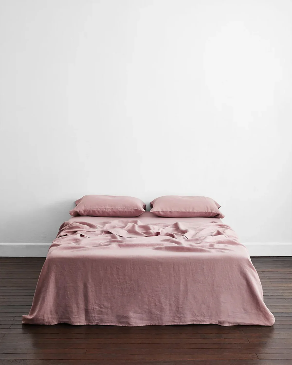 Cacao & Lavender 100% French Flax Linen Bedding Bundle - Image 4