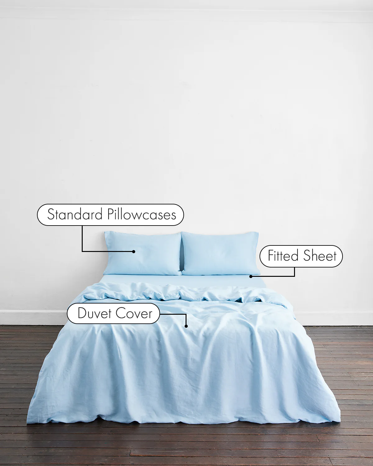 Coast 100% French Flax Linen Bedding Set - Image 2