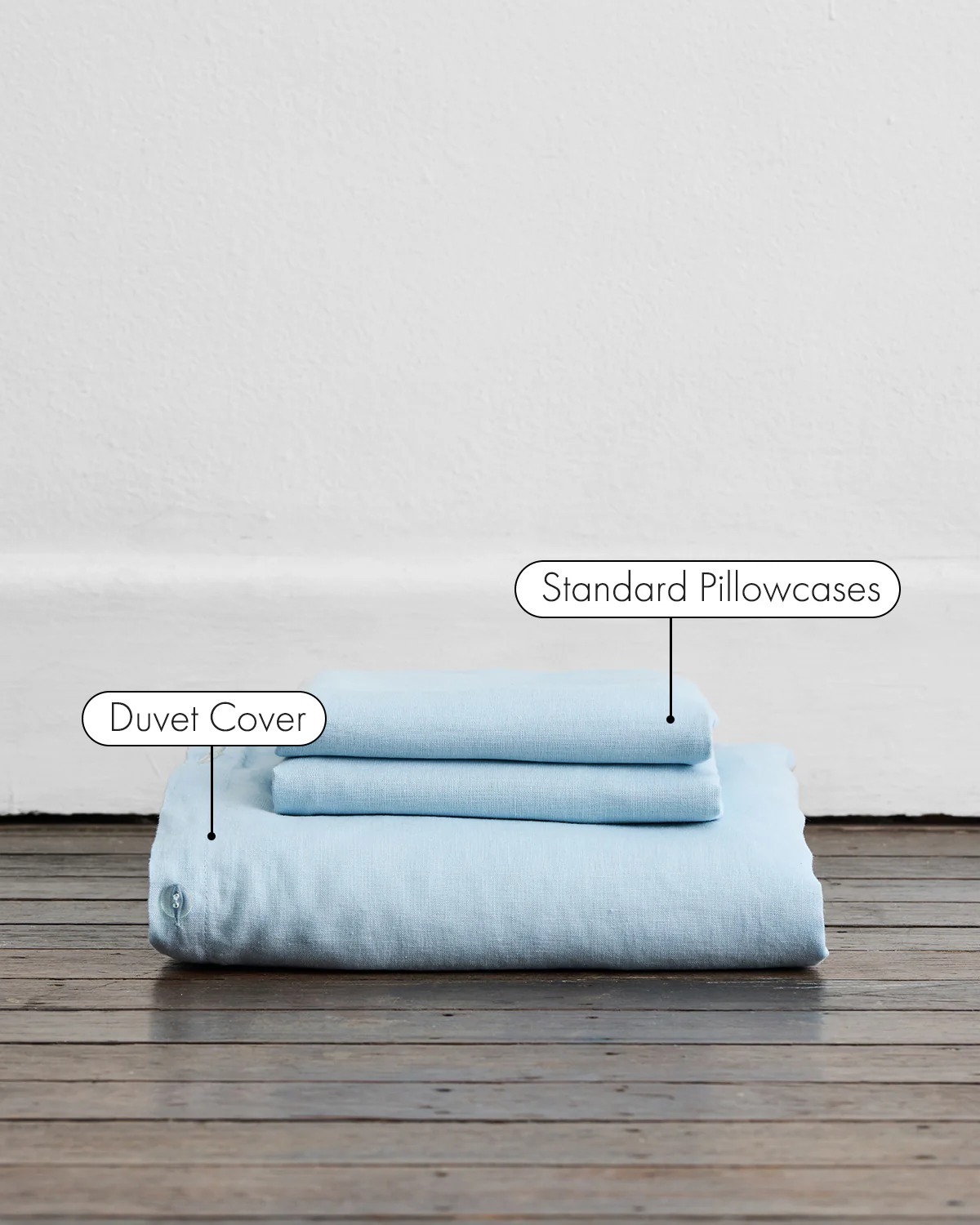 Coast 100% French Flax Linen Duvet Cover Set - Image 2