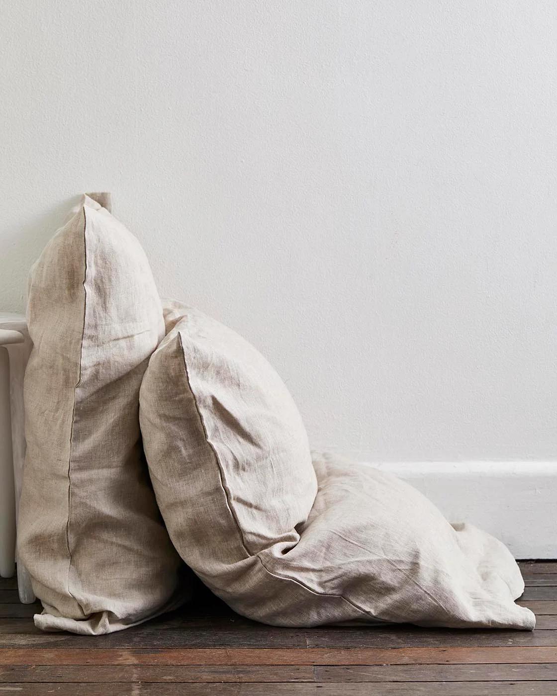 Coast & Oatmeal 100% French Flax Linen Bedding Bundle - Image 5