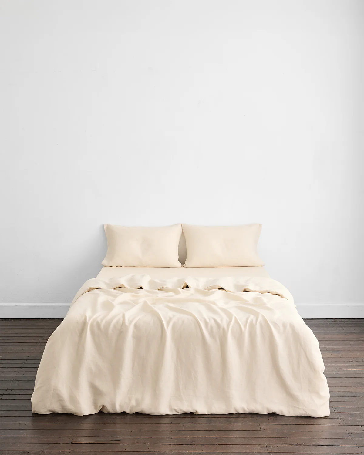 Crème 100% French Flax Linen Duvet Cover - Image 2