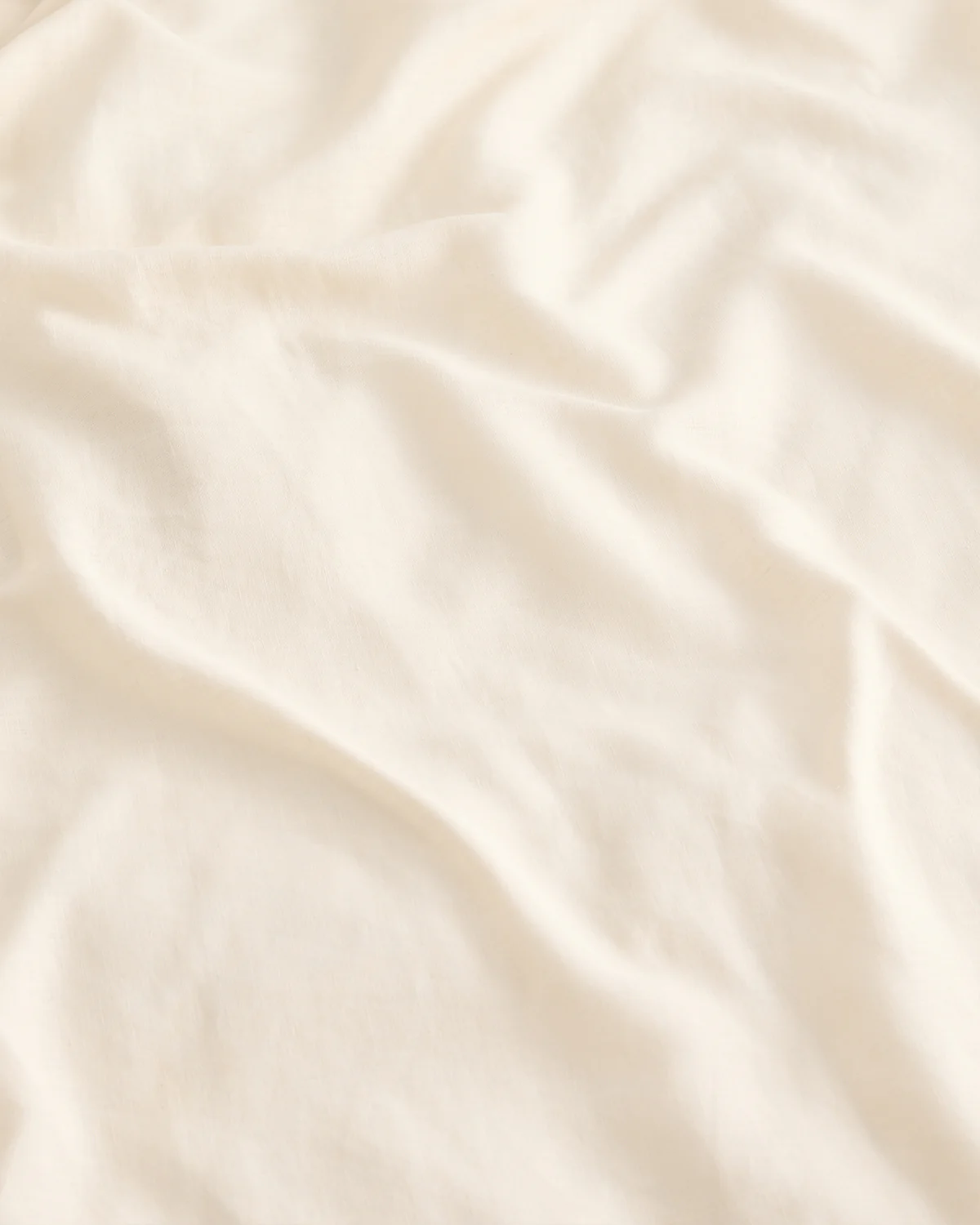 Crème 100% French Flax Linen Flat Sheet - Image 3