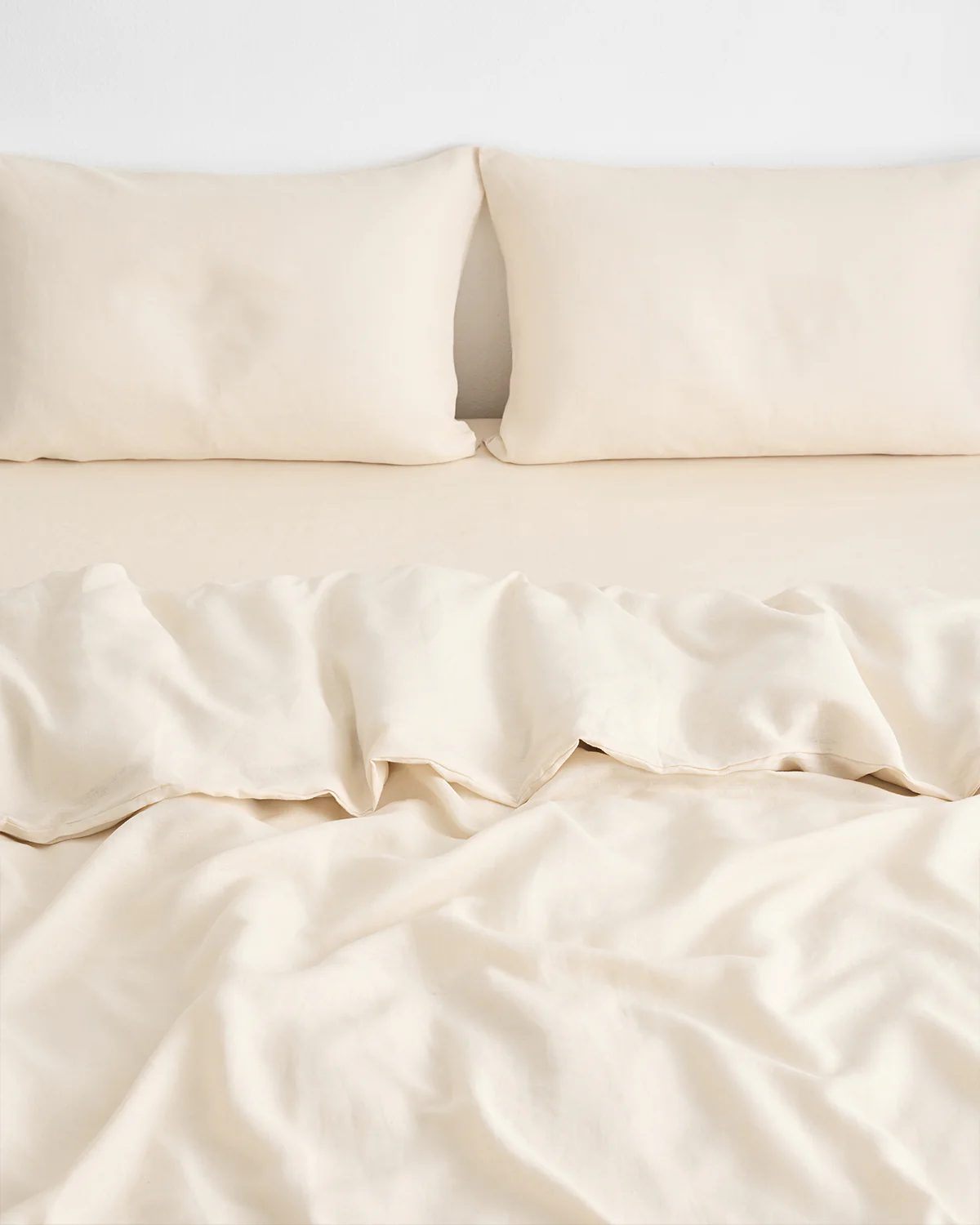 Crème 100% French Flax Linen Pillowcases (Set of Two) - Image 2