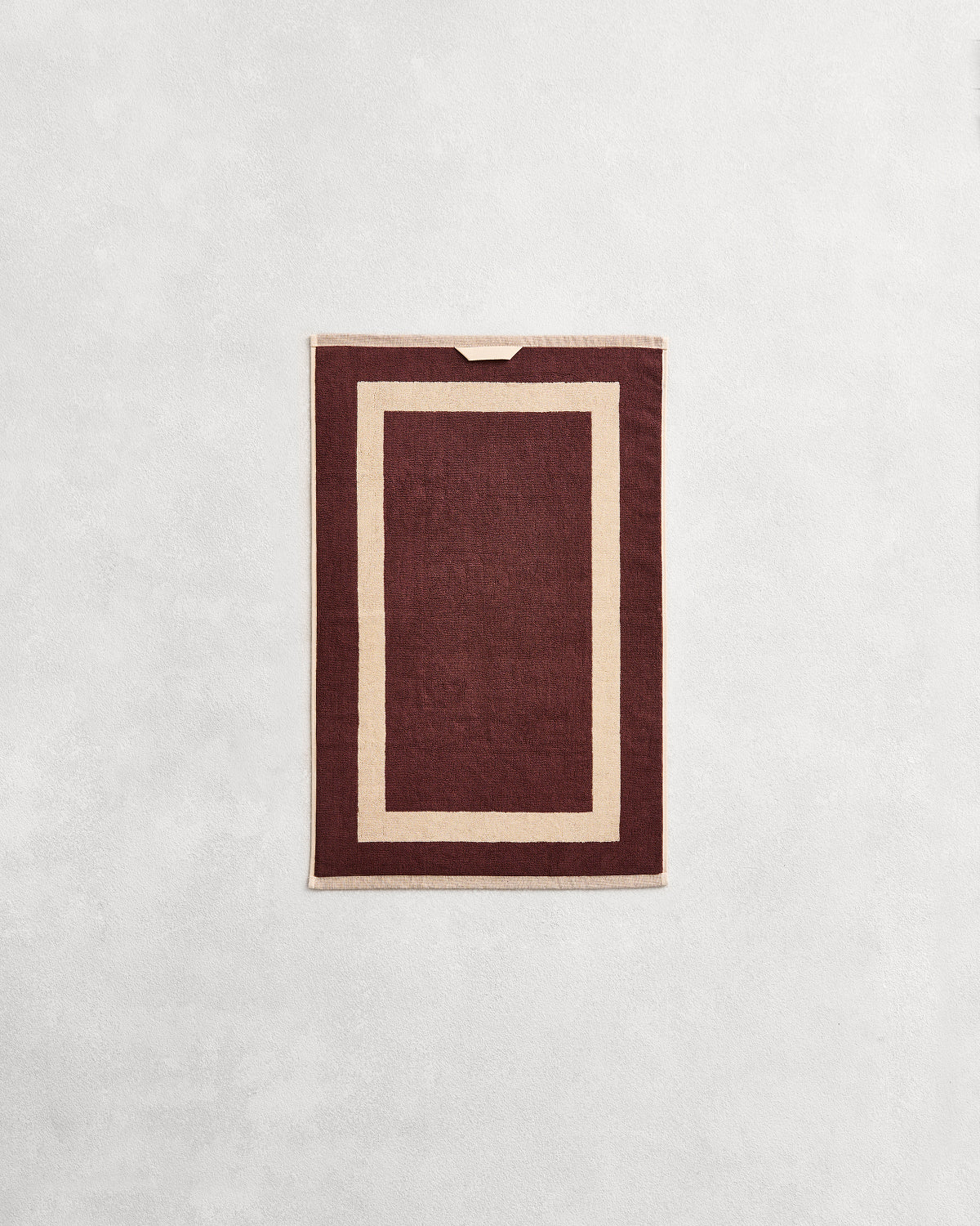 Crème & Cacao Two-Toned 100% Cotton Terry Hand Towels (Set of Two) - Image 6
