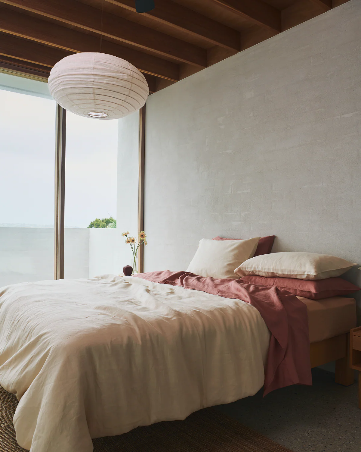 Crème 100% French Flax Linen Duvet Cover Set - Image 3