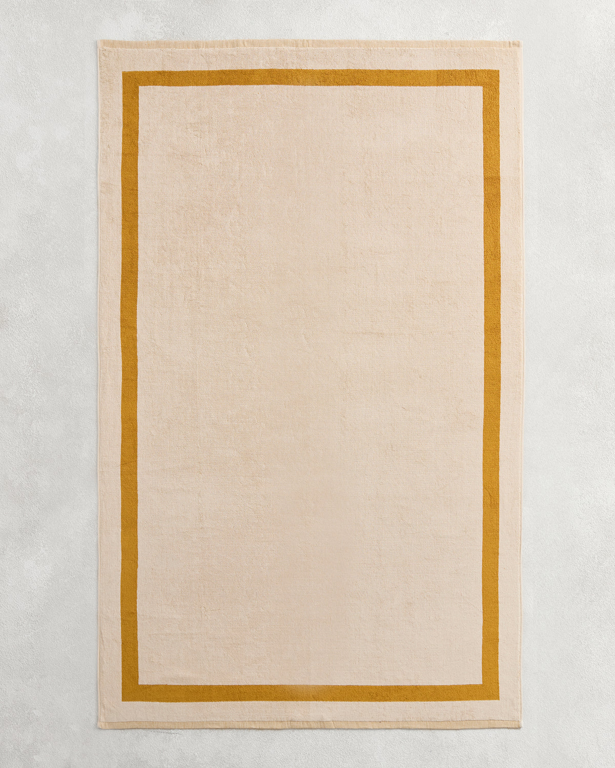 Crème & Turmeric Two-Toned 100% Cotton Terry Bath Sheets (Set of Two) - Image 4