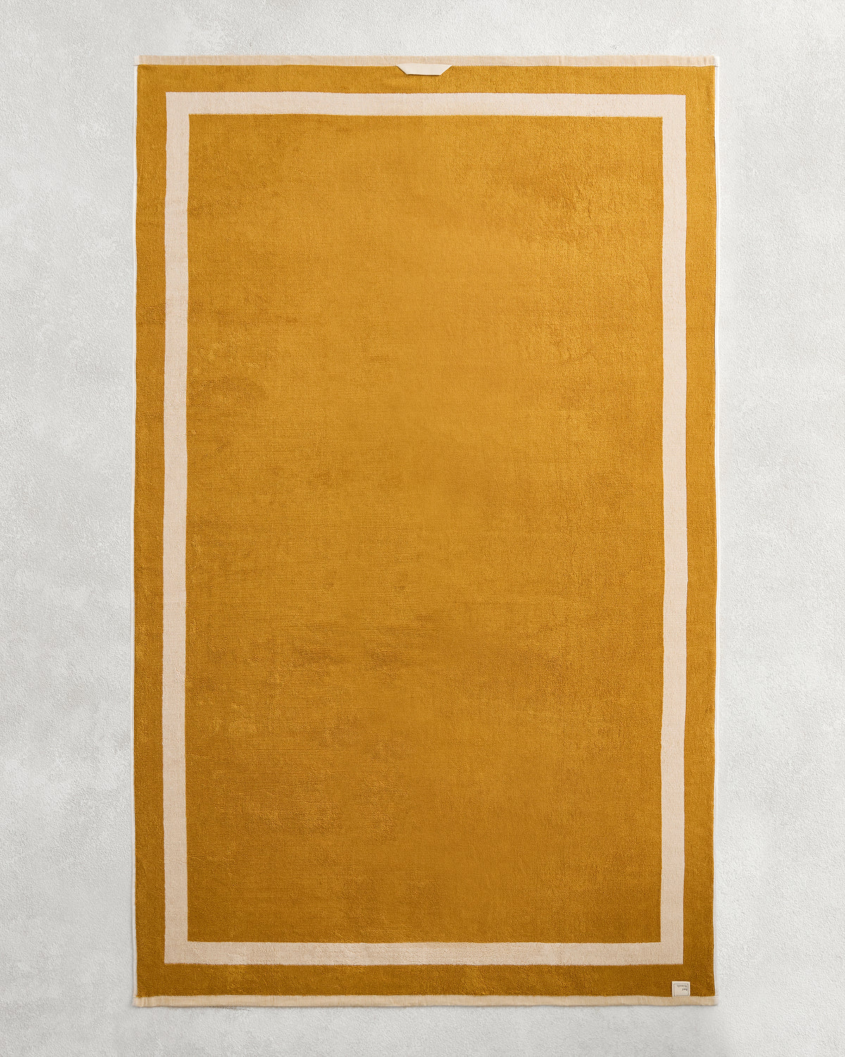 Crème & Turmeric Two-Toned 100% Cotton Terry Bath Sheets (Set of Two) - Image 5