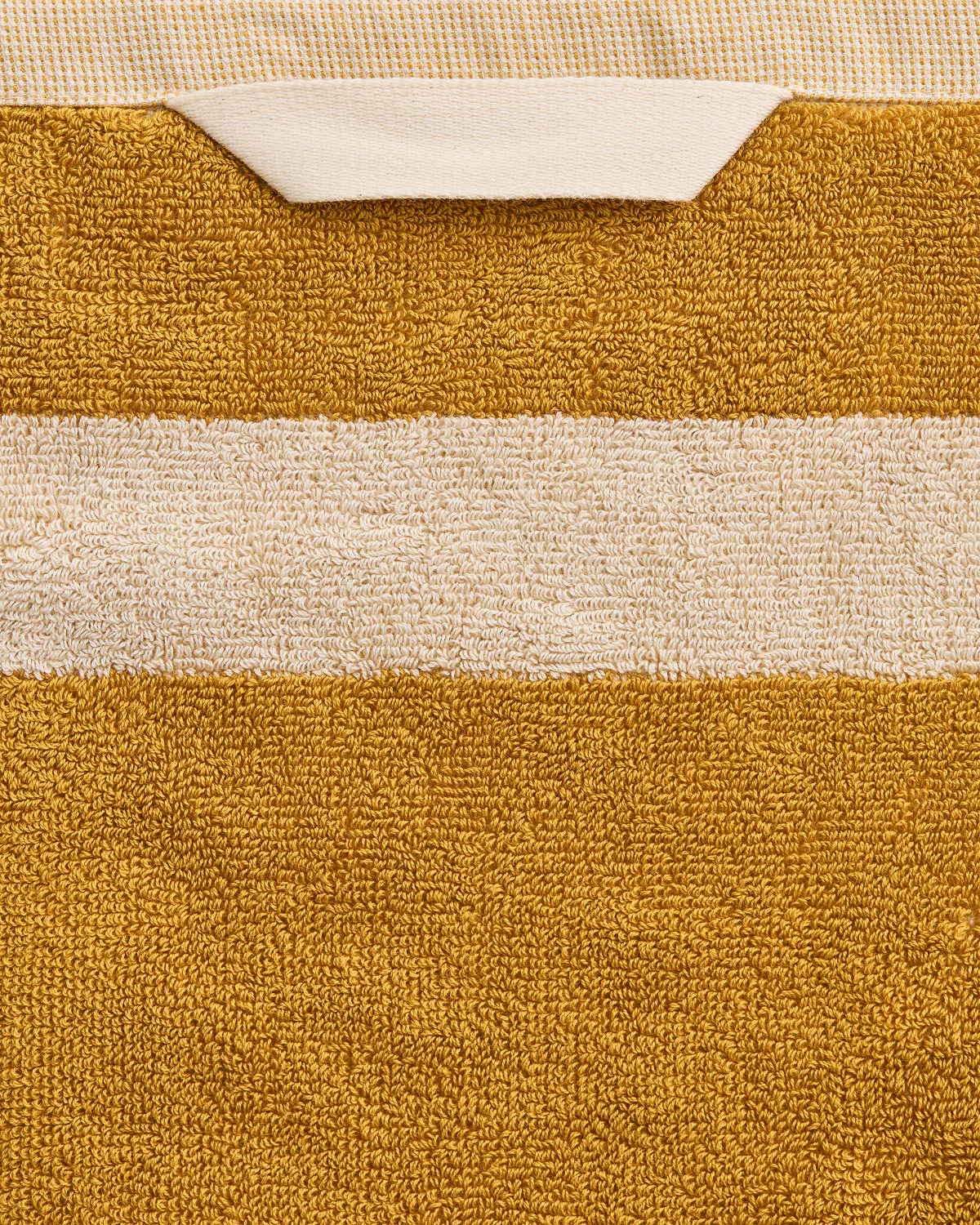 Crème & Turmeric Two-Toned 100% Cotton Terry Bath Sheets (Set of Two) - Image 6