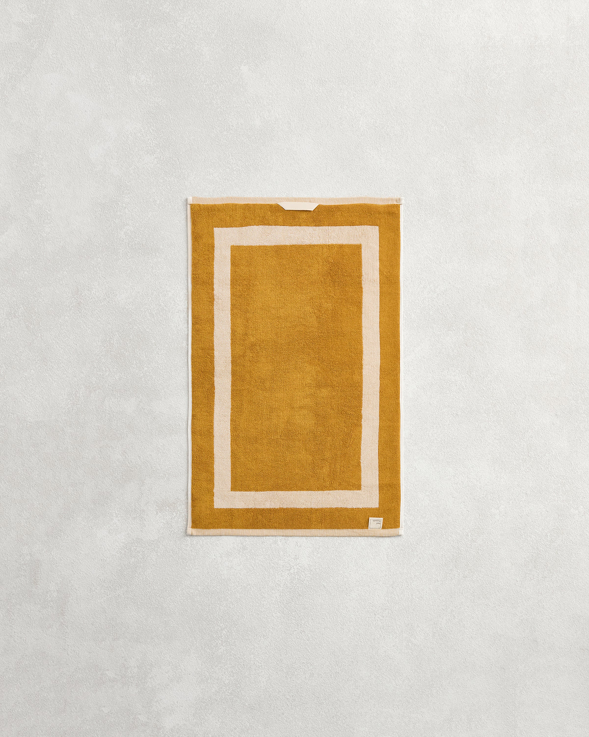 Crème & Turmeric Two-Toned 100% Cotton Terry Hand Towels (Set of Two) - Image 5
