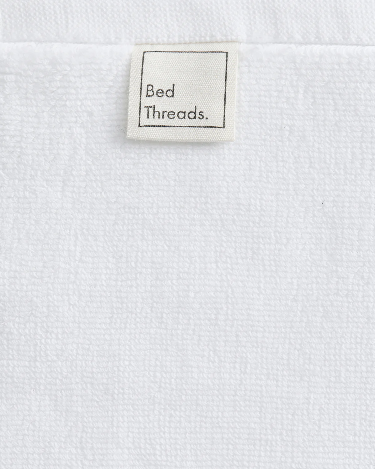 Crisp White 100% Cotton Terry Face Washers (Set of Two) - Image 6