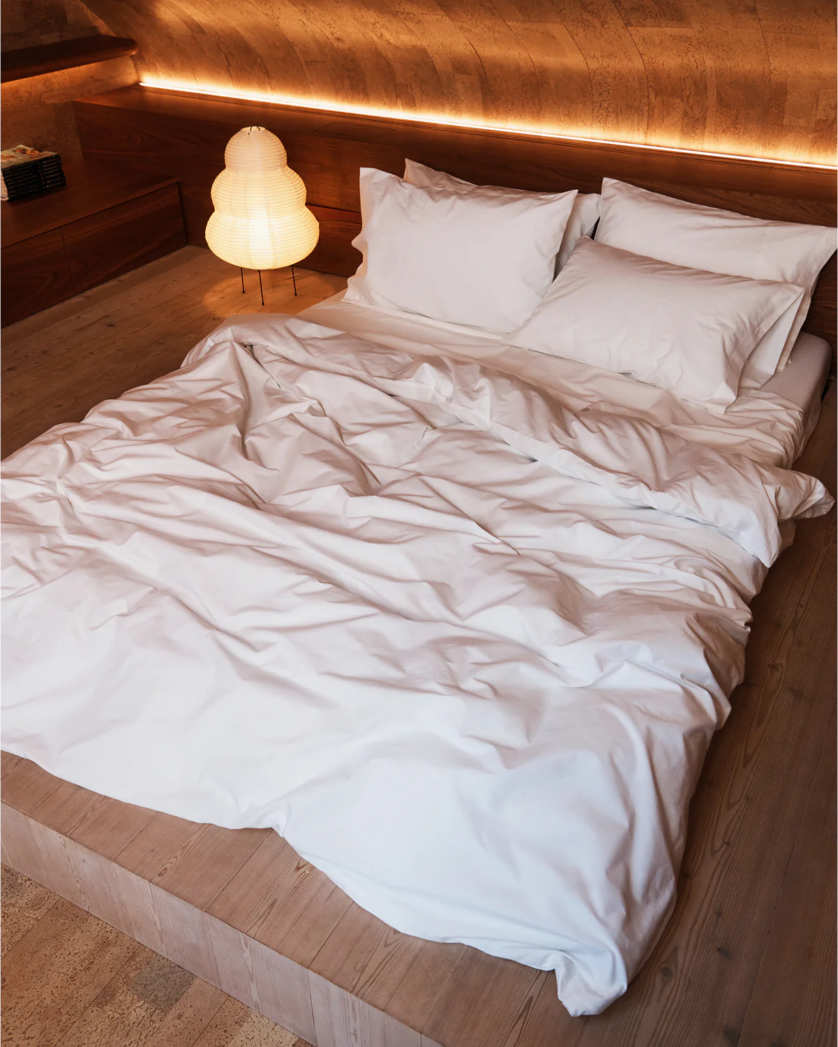 Crisp White 100% Organic Cotton Bedding Bundle