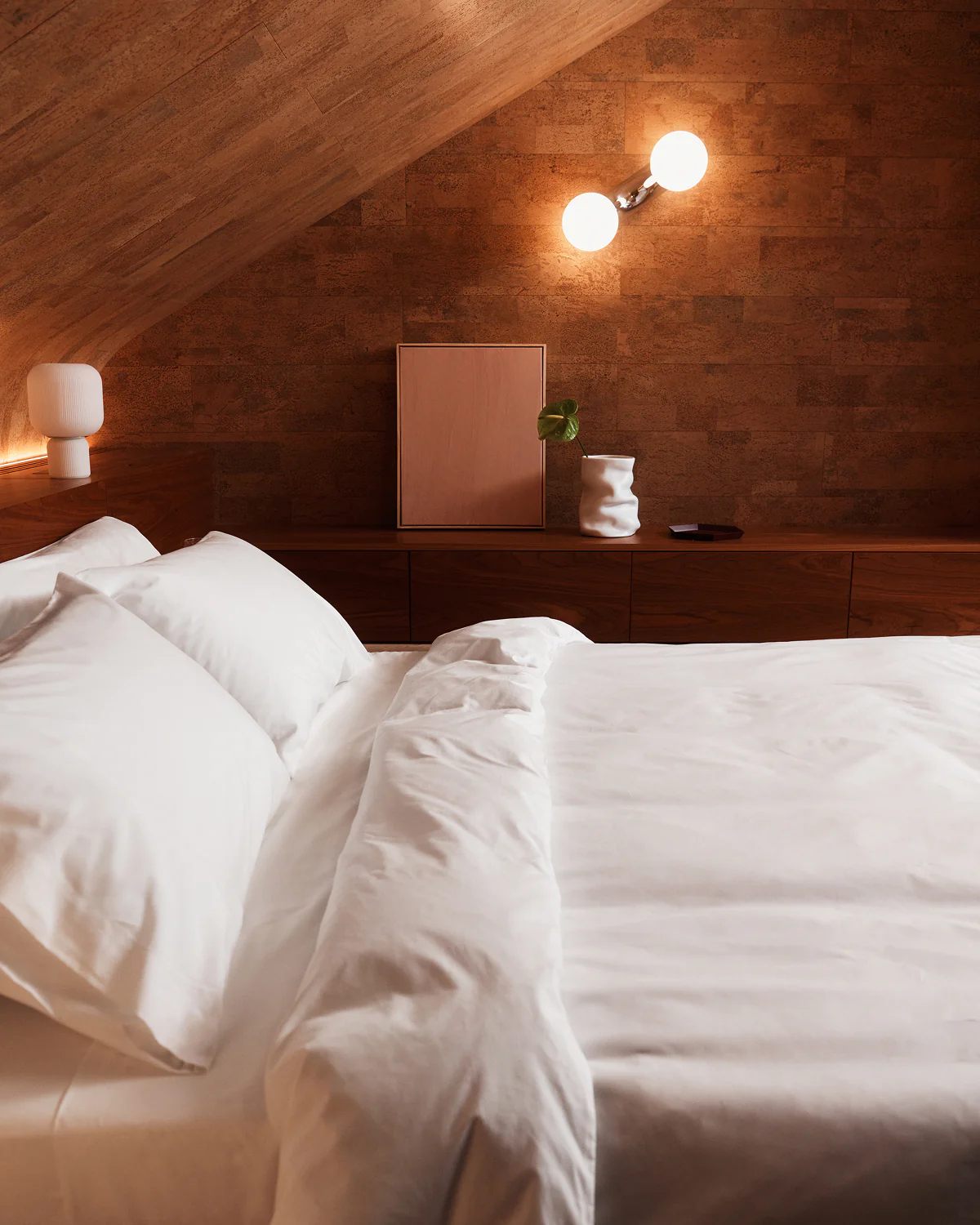 Crisp White 100% Organic Cotton Bedding Bundle - Image 2