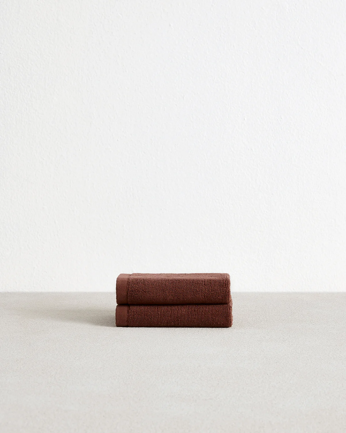 Espresso 100% Cotton Terry Face Washers (Set of Two)