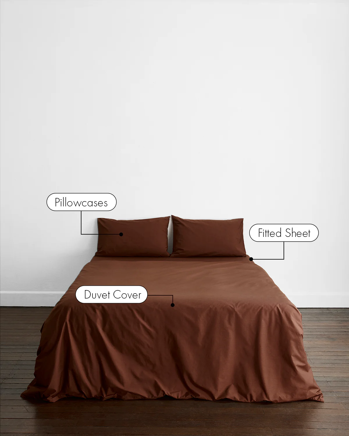 Espresso 100% Organic Cotton Bedding Set - Image 2