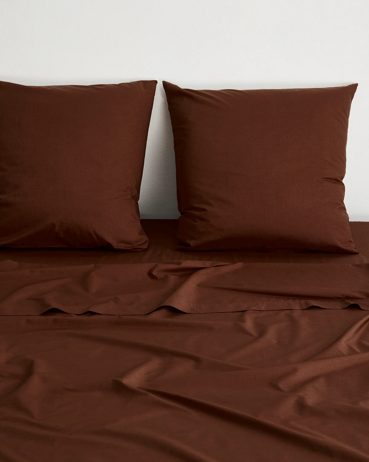 Espresso 100% Organic Cotton European Pillowcases (Set of Two) - Image 2