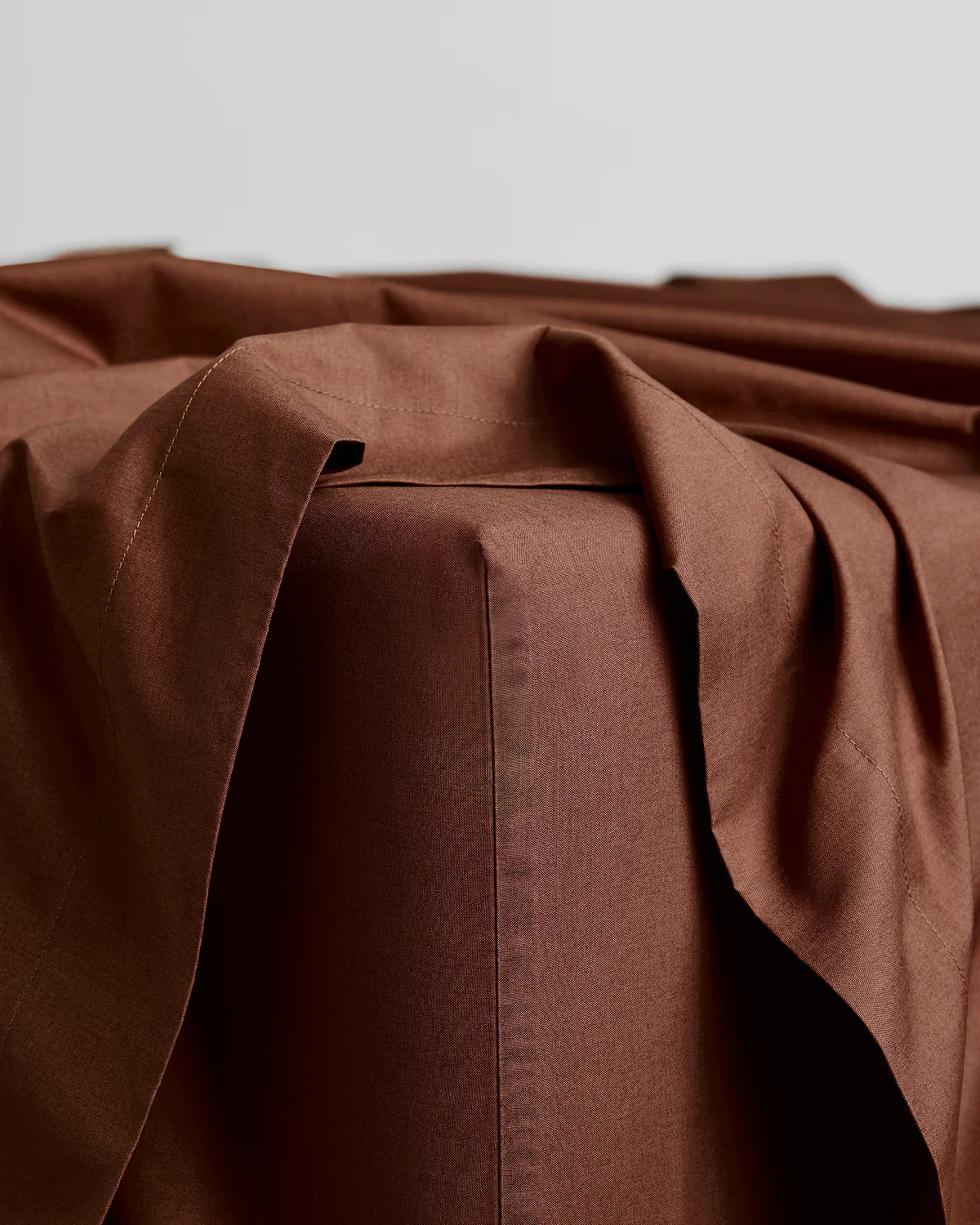 Espresso 100% Organic Cotton Fitted Sheet