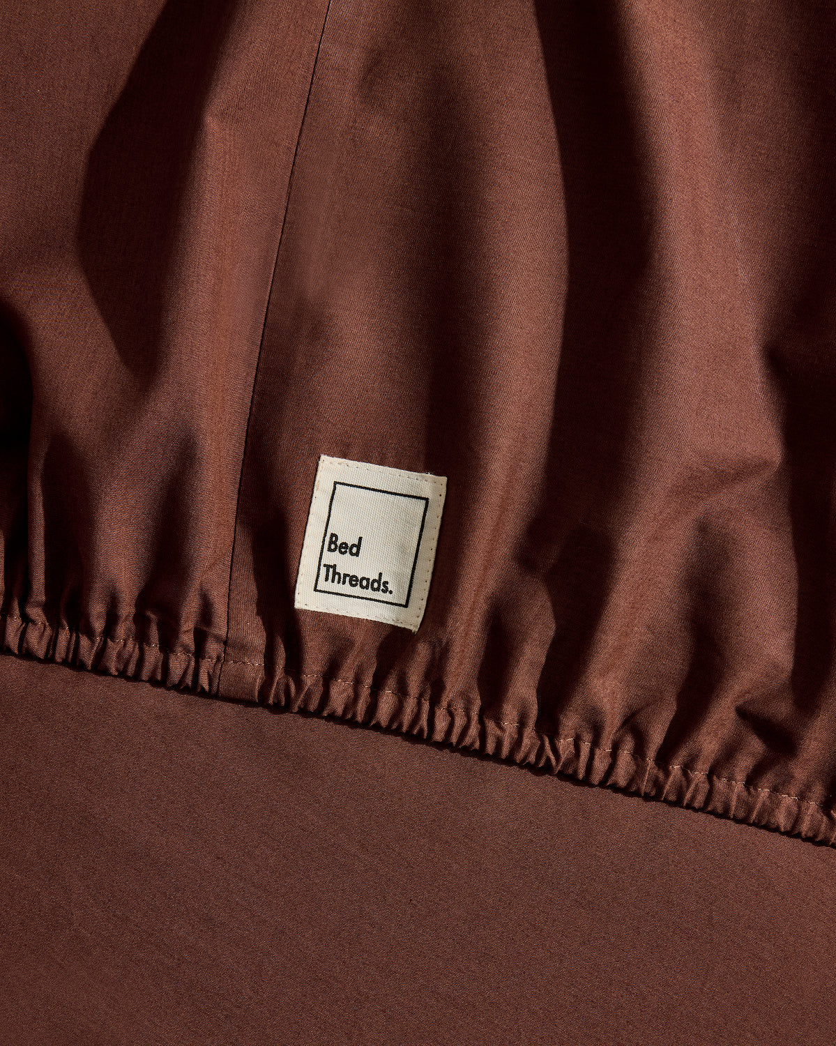 Espresso 100% Organic Cotton Fitted Sheet - Image 2