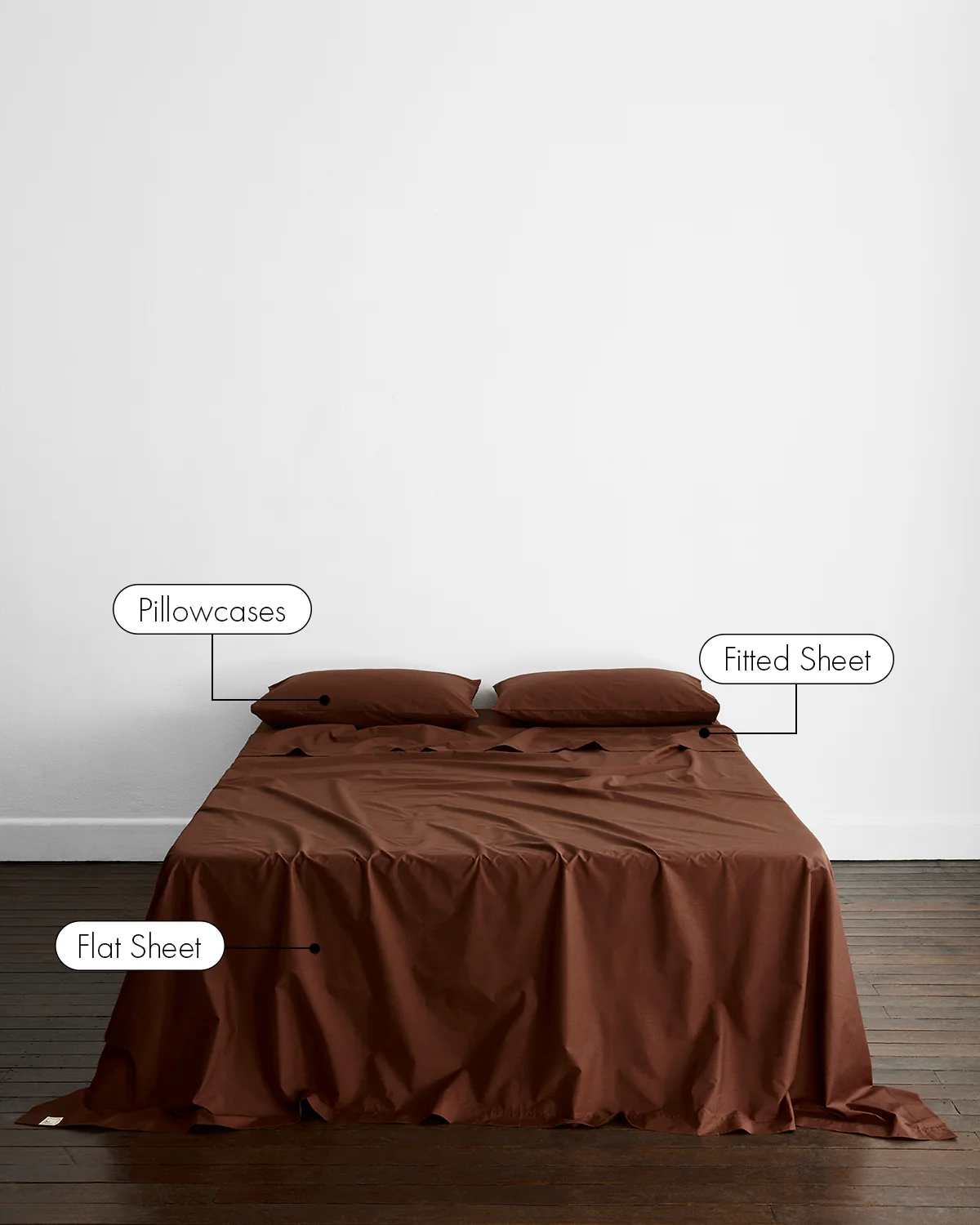 Espresso 100% Organic Cotton Sheet Set - Image 2