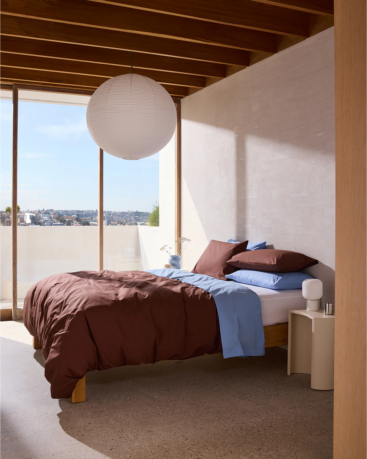 Espresso 100% Organic Cotton Duvet Cover - Image 7
