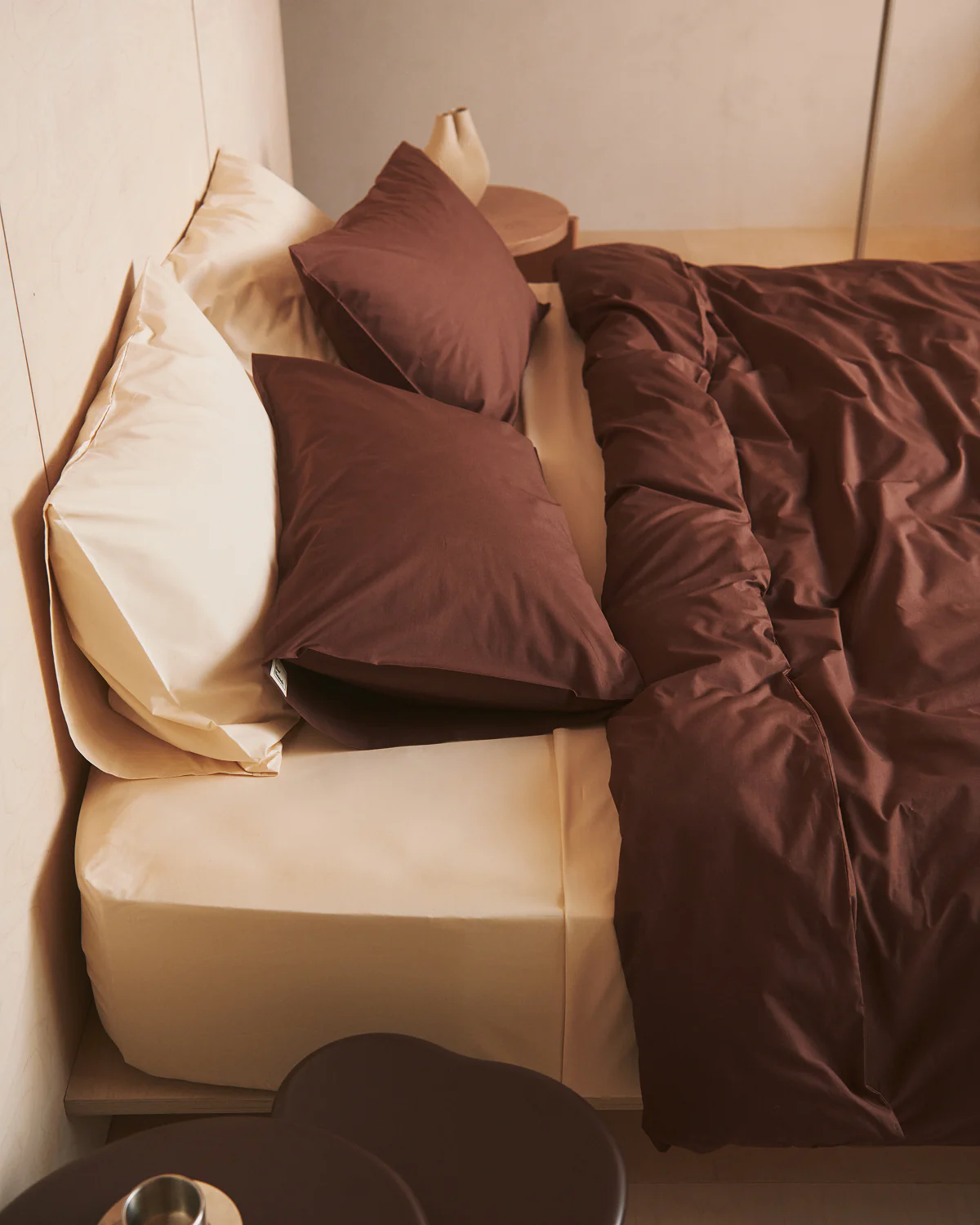 Espresso & Vanilla 100% Organic Cotton Bedding Bundle - Image 2