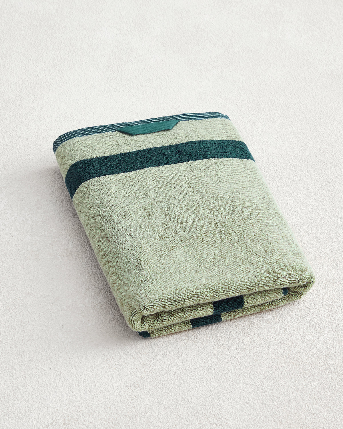 Forest & Sage Two-Toned 100% Cotton Terry Bath Towel
