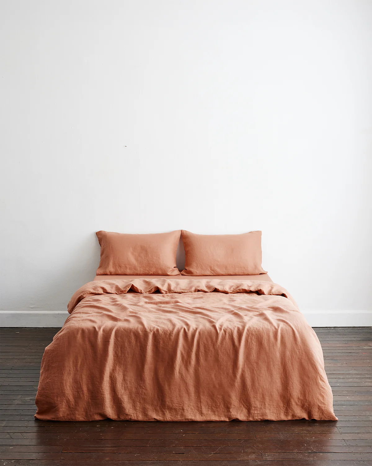 Hazelnut 100% French Flax Linen Duvet Cover - Image 2