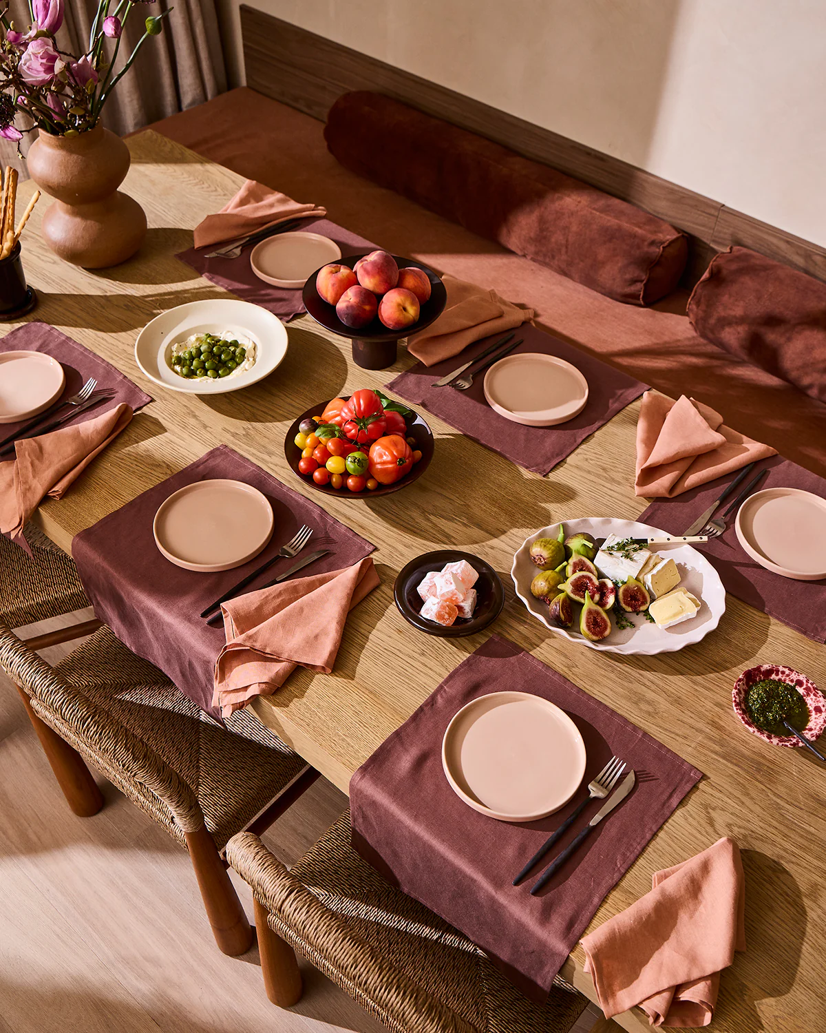 Hazelnut 100% French Flax Linen Napkins (Set of Four) - Image 6