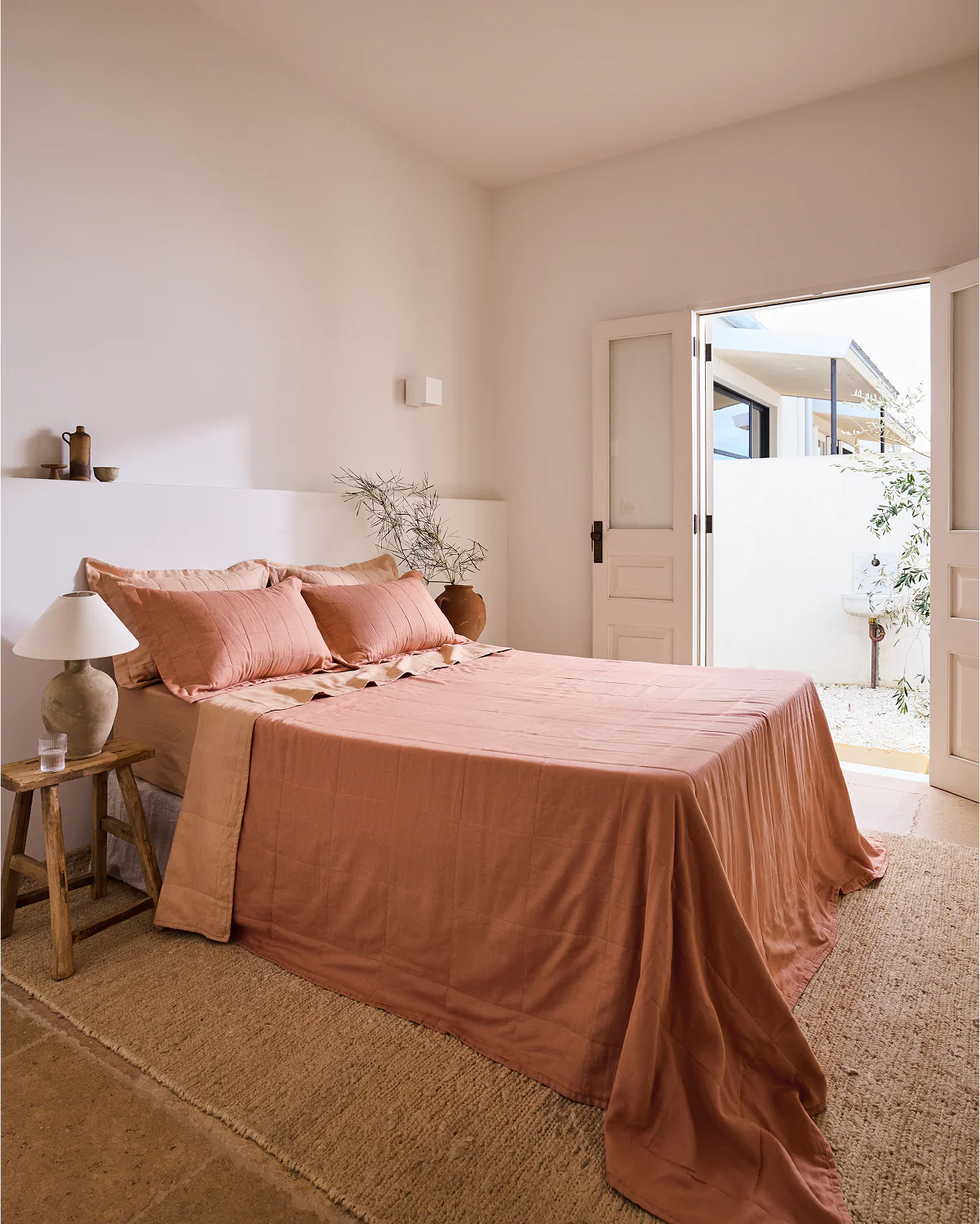 Hazelnut Quilted Pillowcases (Set of Two) - Image 2