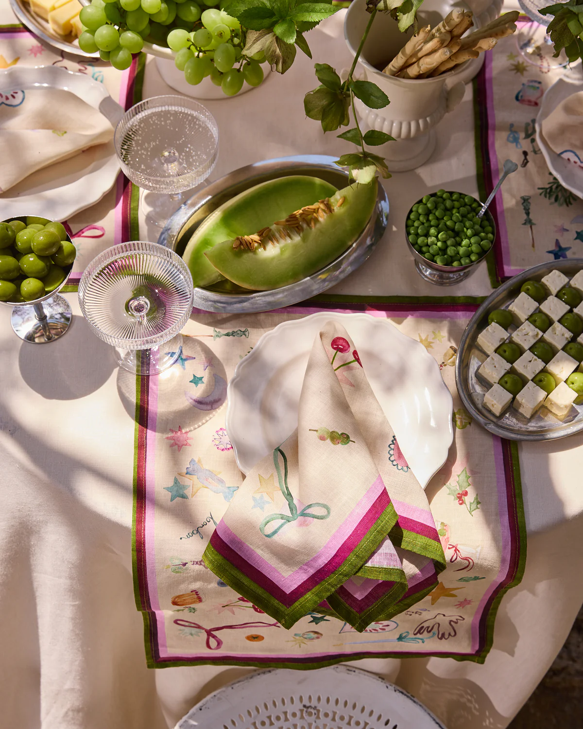 La Fête 100% French Flax Linen Placemats (Set of Four) - Image 3