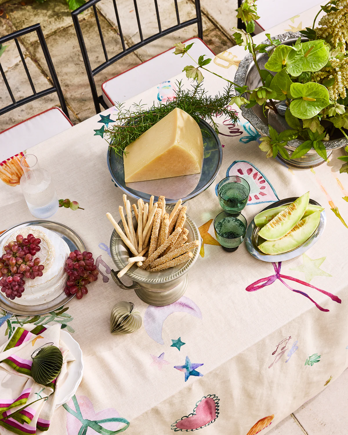 La Fête 100% French Flax Linen Tablecloth - Image 2