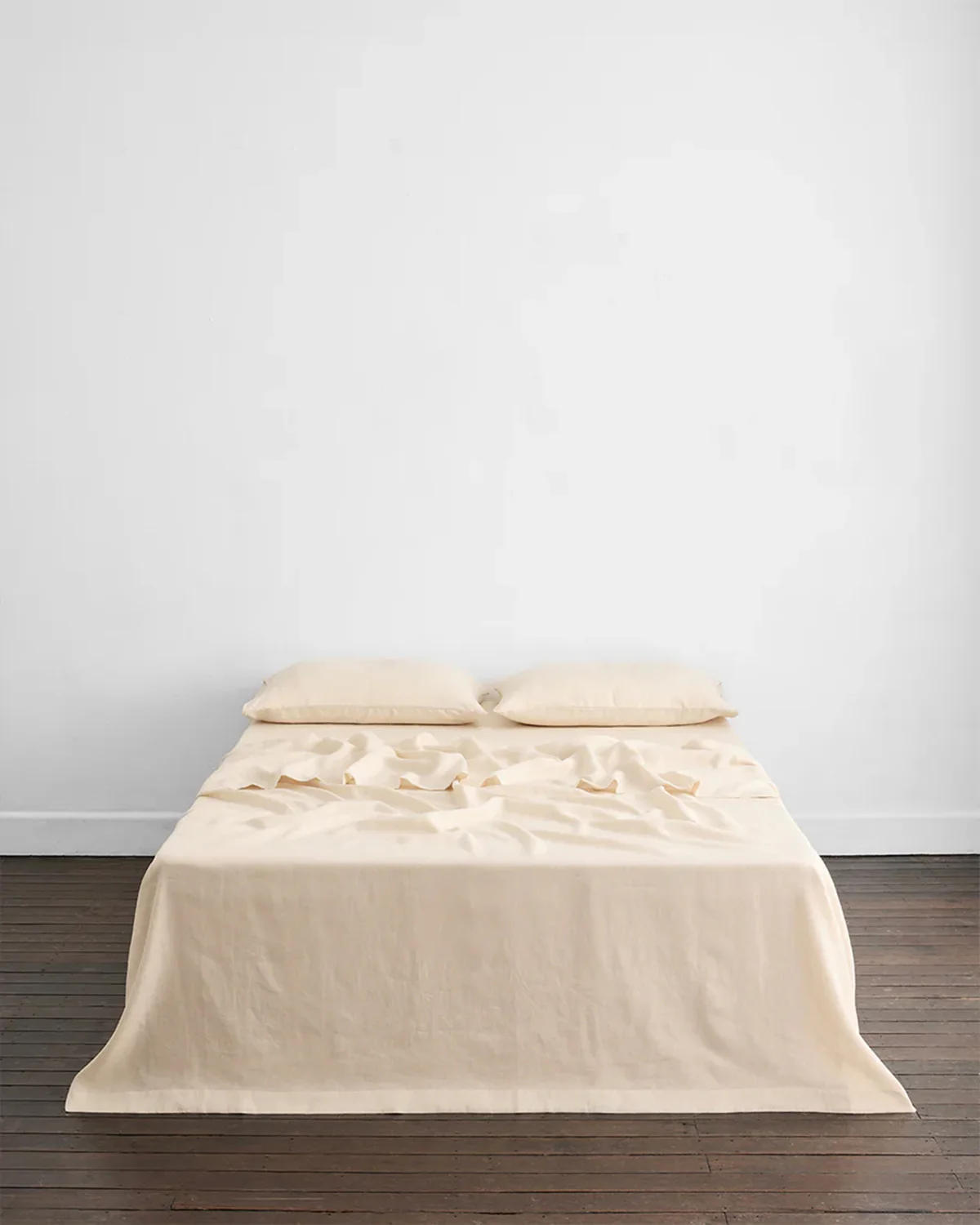 Lagoon & Crème 100% French Flax Linen Bedding Bundle - Image 4