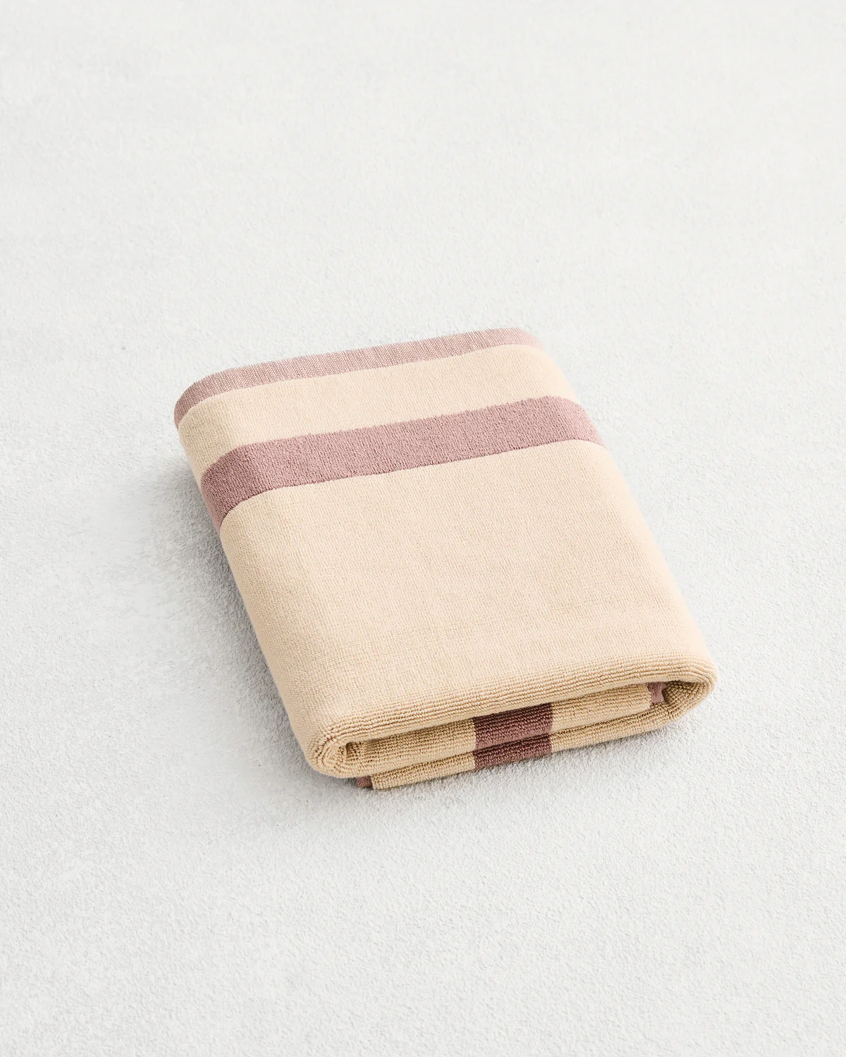 Lavender & Crème Two-Toned 100% Cotton Terry Bath Mat - Image 5