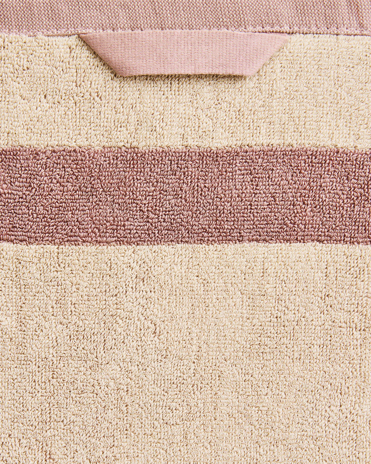 Lavender & Crème Two-Toned 100% Cotton Terry Hand Towels (Set of Two) - Image 6